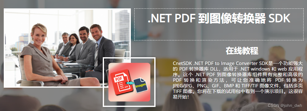 Cnetsdk:PDF 转图像转换器 SDK 大文档轻松转