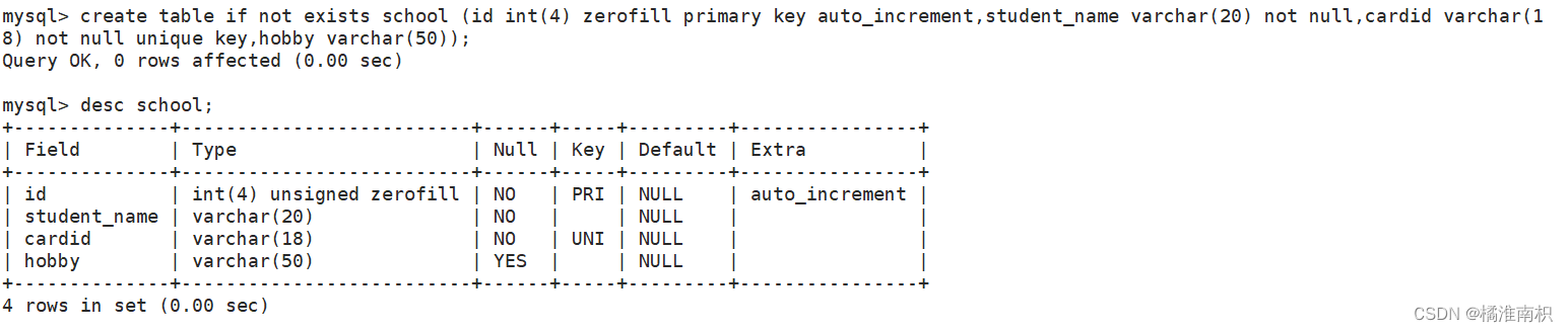 Mysql数据库基本操作(增删改查)