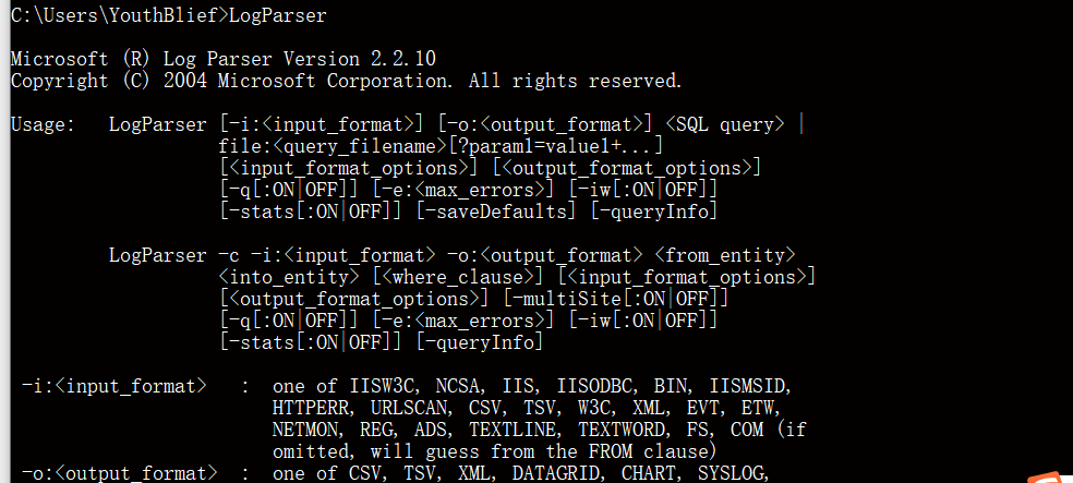 windows-log-parser-logparser-csdn