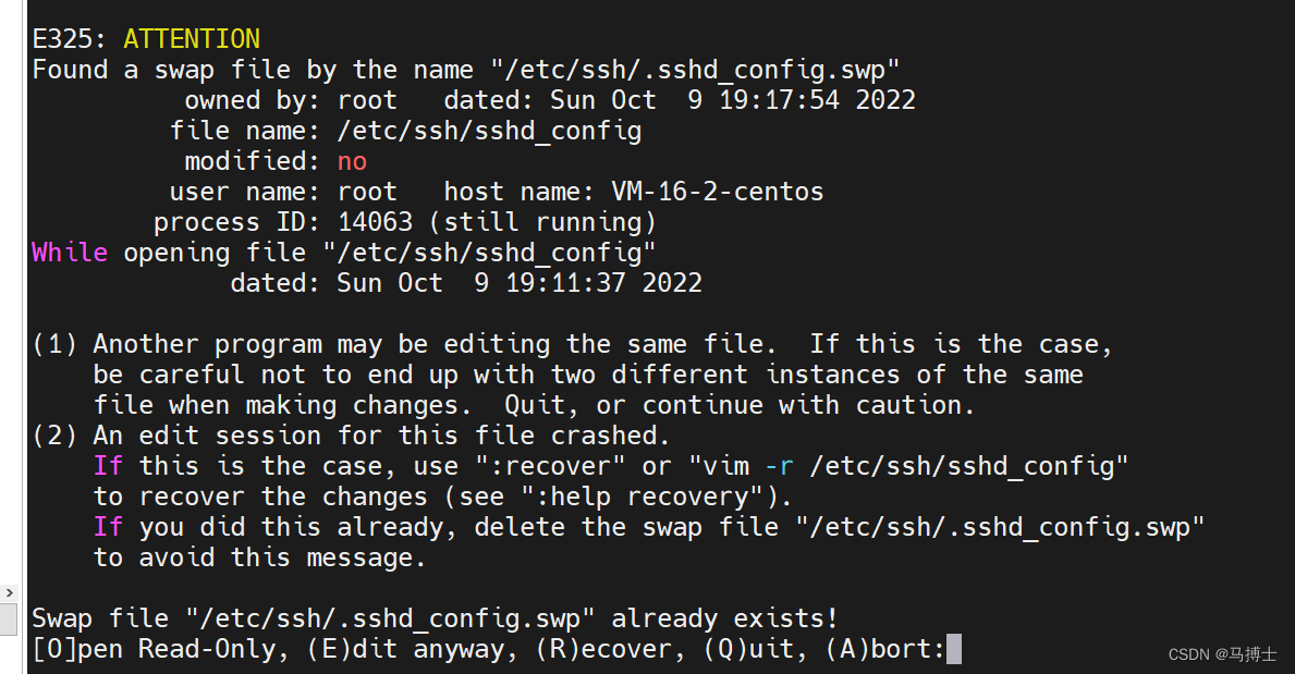 vim /etc/ssh/sshd_config