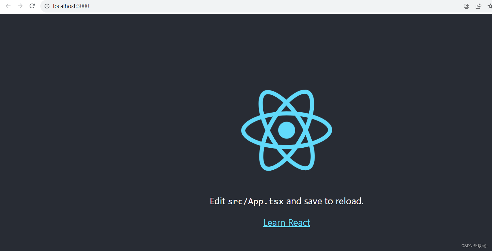 创建一个 React+Typescript 项目