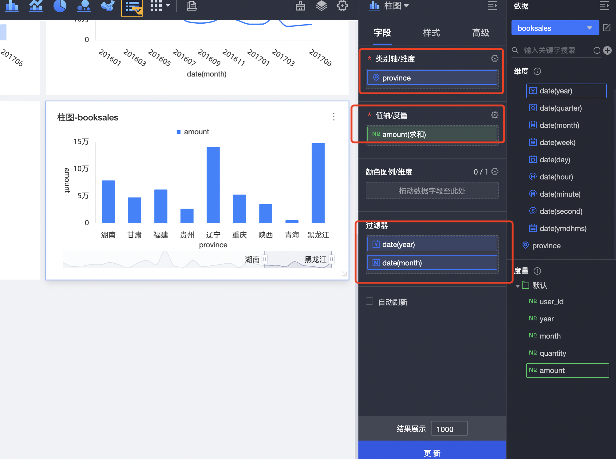 阿里云quickbi学习之报表制作