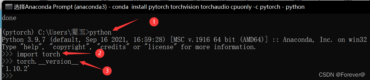 CPU版本的Pytorch安装教程（AMD显卡），附详细图解