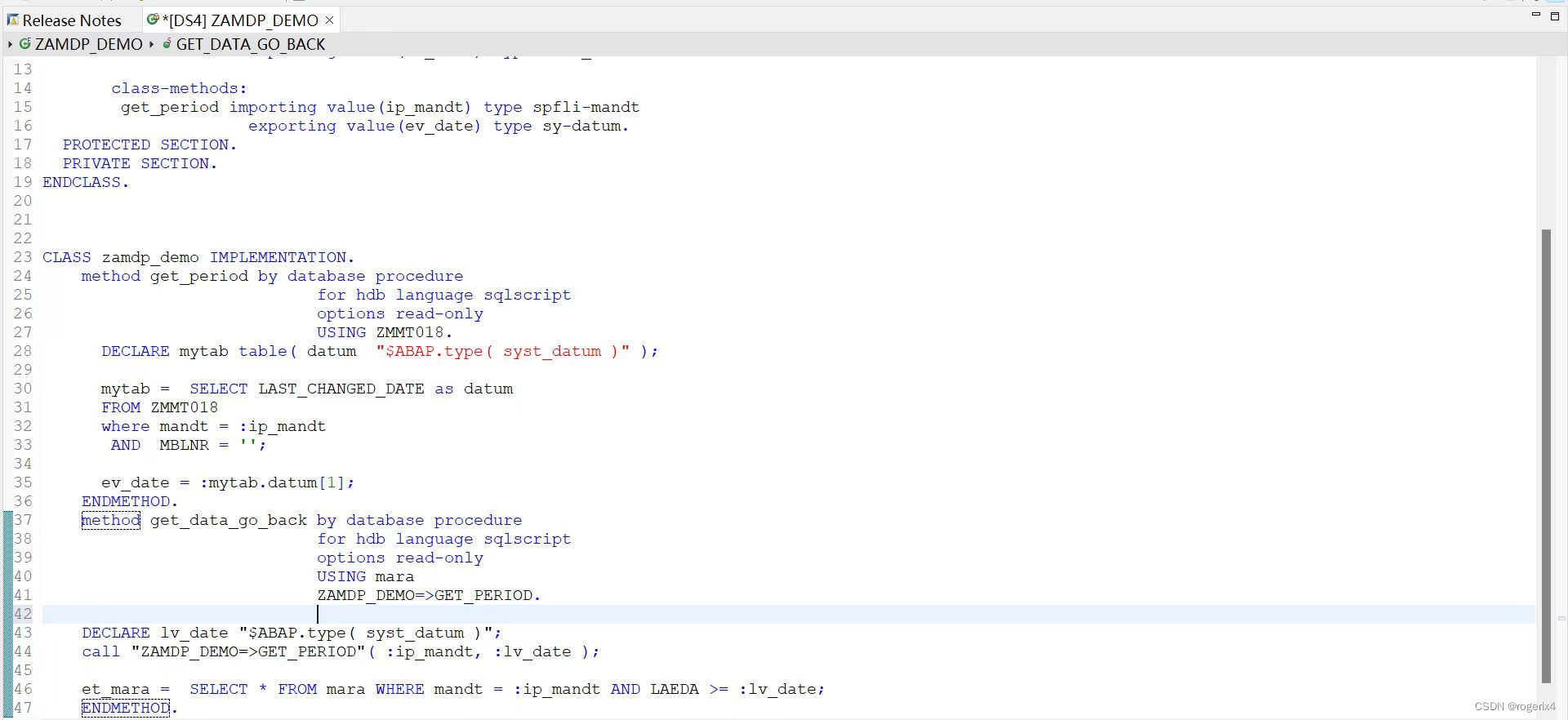 SAP 04AMDP CDS Table Function 参考ABAP元素定义变量示例_zamdpCSDN博客