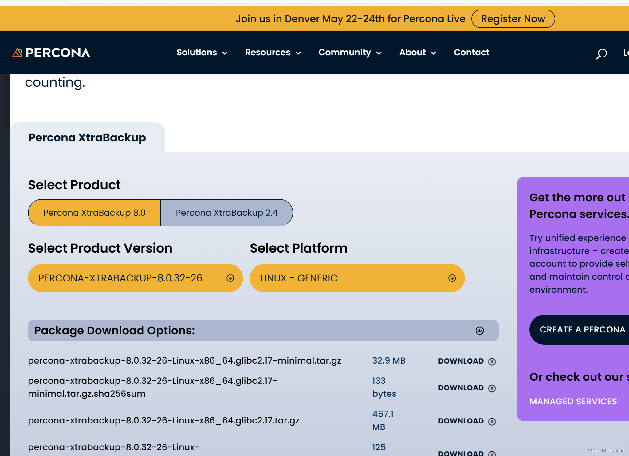 xtrabackup二进制安装及全备_xtrabackup 二进制CSDN博客