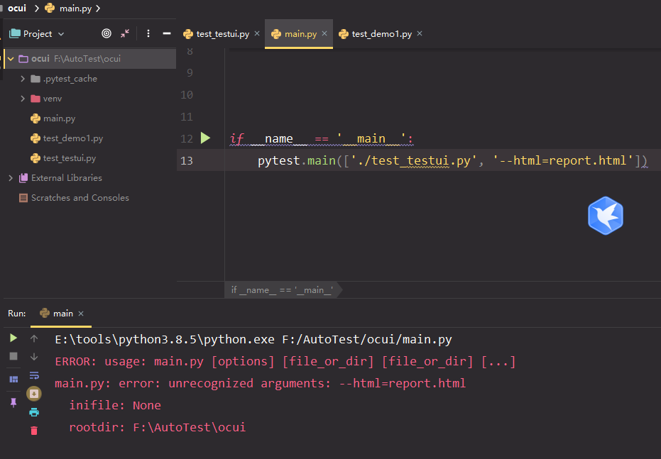 pytest执行时，报report.html错误-CSDN博客