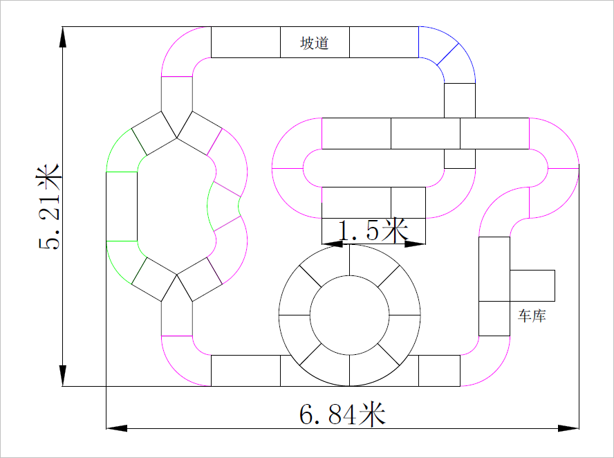 ▲ 图1.5  预赛场地详细设计第一个版本