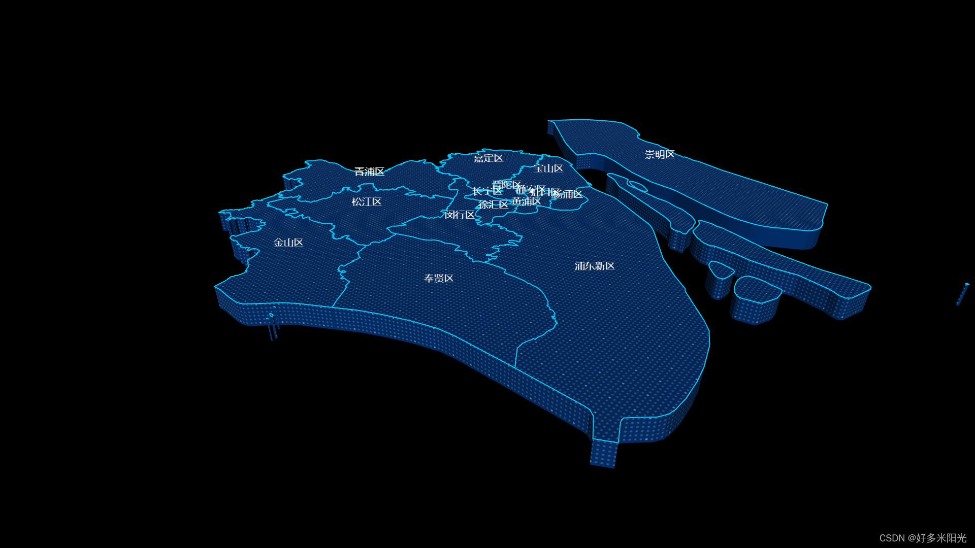 echart-gl 上海地图纹理