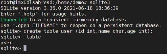 sqlite3 tableѯ