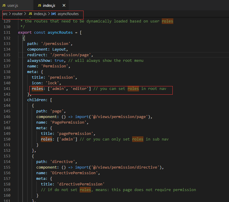 vue element admin 的使用记录 二