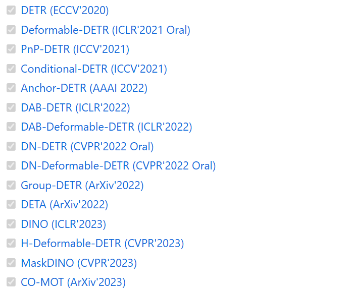 detrex | 面向detr系列的目标检测开源框架