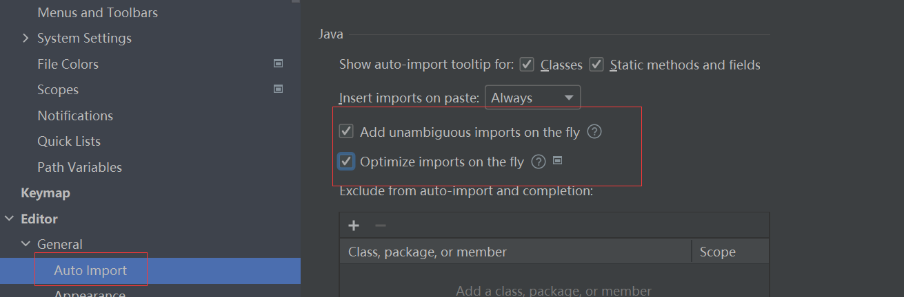 import