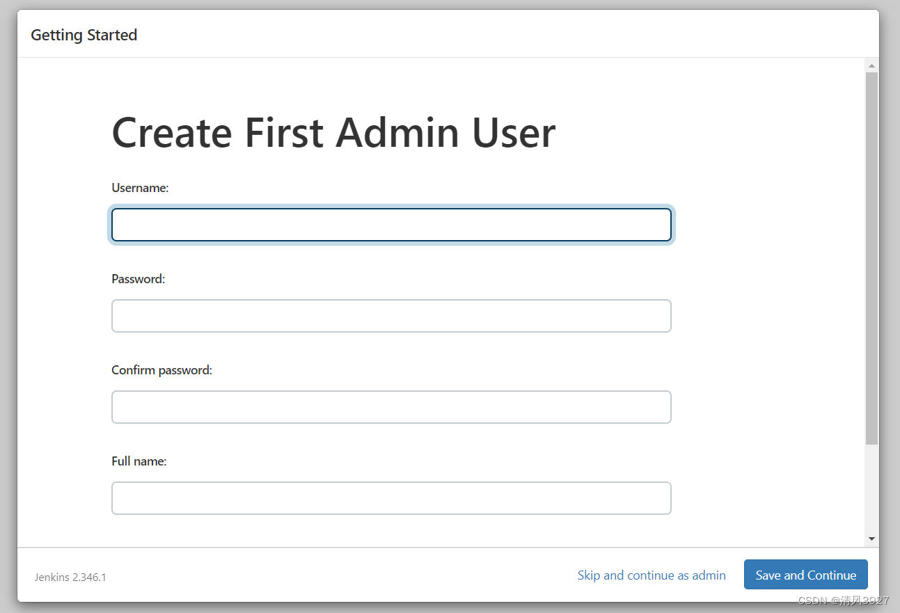 create admin