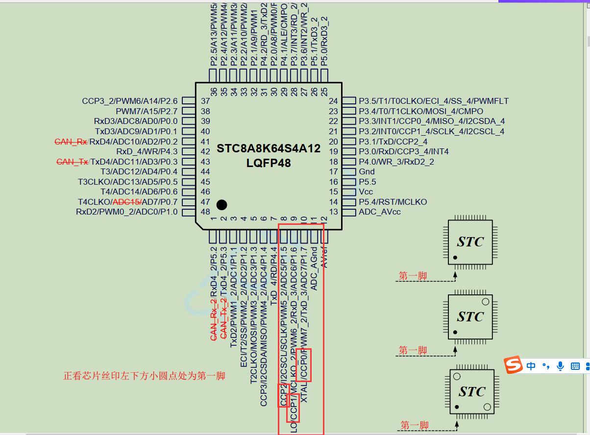 stc8f1k08s2引脚图图片