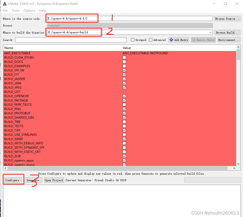 Opencv源码编译及配置完整版教程（win10+vs2019+opencv-4.4.0+opencv_contrib-4.4.0）_、 .4 ...