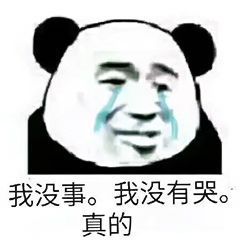 我真的没哭