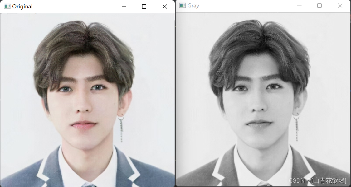 图片灰度化,便于电脑处理