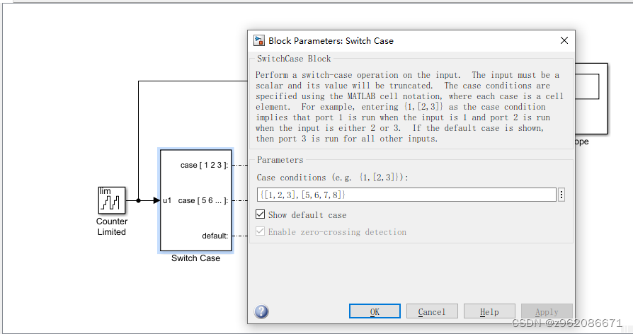 matlab simulink 中使用switch case 出现采样时间不匹配问题Sample 