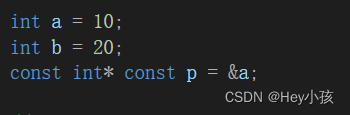 C/C++程序设计——const关键字