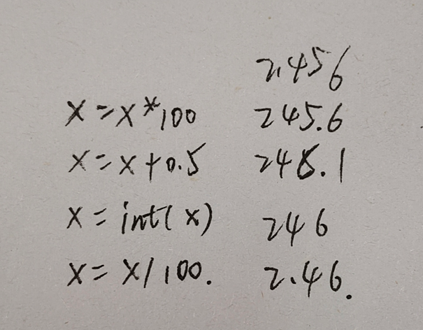 保留小数点后两位 四舍五入 不用printf 2f 加0 5int取整 Wssjdyhk的博客 Csdn博客