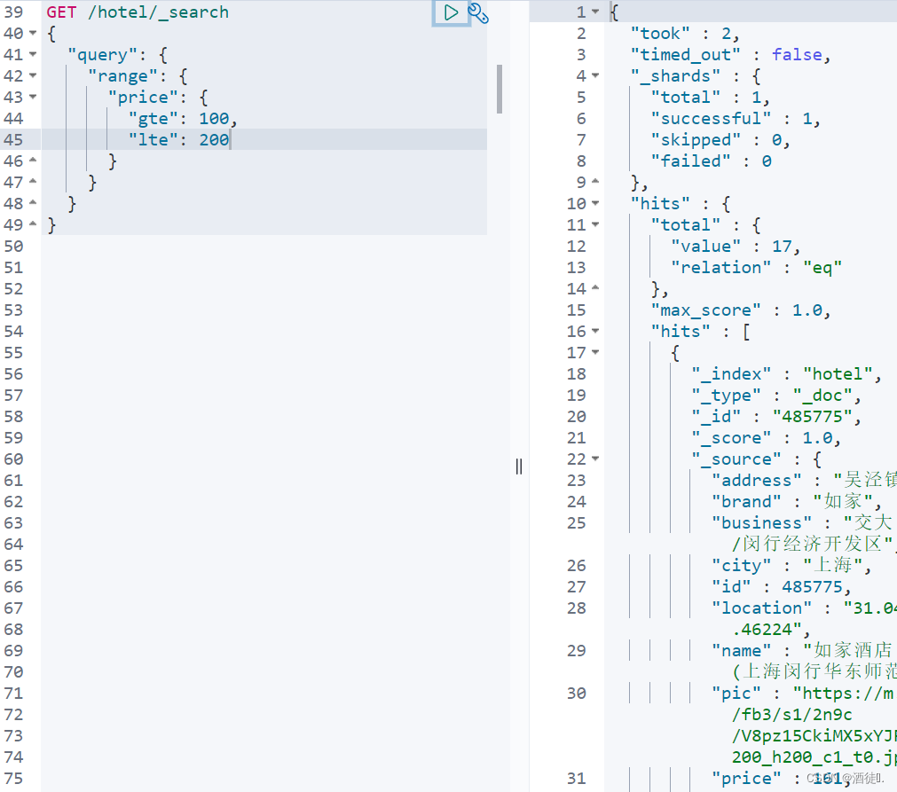 elasticsearch7-DSL查询与精准查询