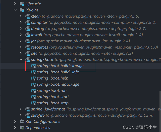 Spring Boot Maven 插件 Build Imagemvn Spring Bootbuild Image Csdn博客