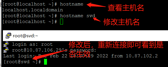 linux-centos7 常用的基本命令--用户账号管理、查看和修改主机名