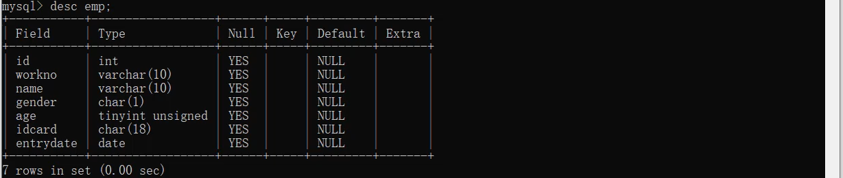 【MYSQL】MYSQL学习笔记【基础篇】【未完待续】