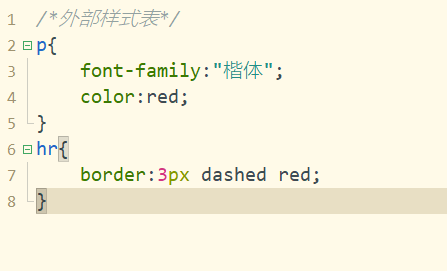 css基础 外部样式表 内嵌样式表 行内样式表