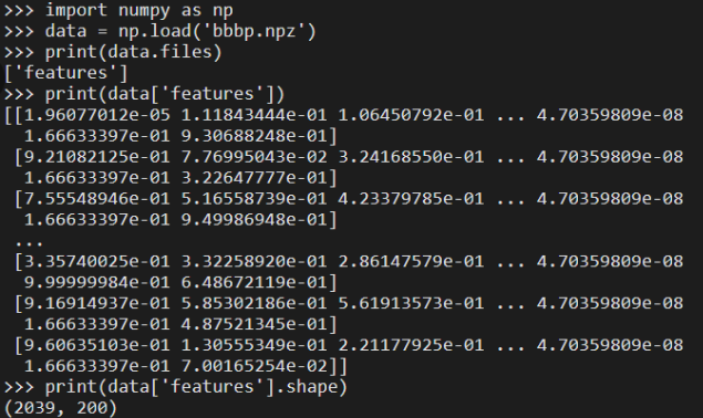 读取不同格式文件中的内容（xlsx,csv,txt,npz,yaml）