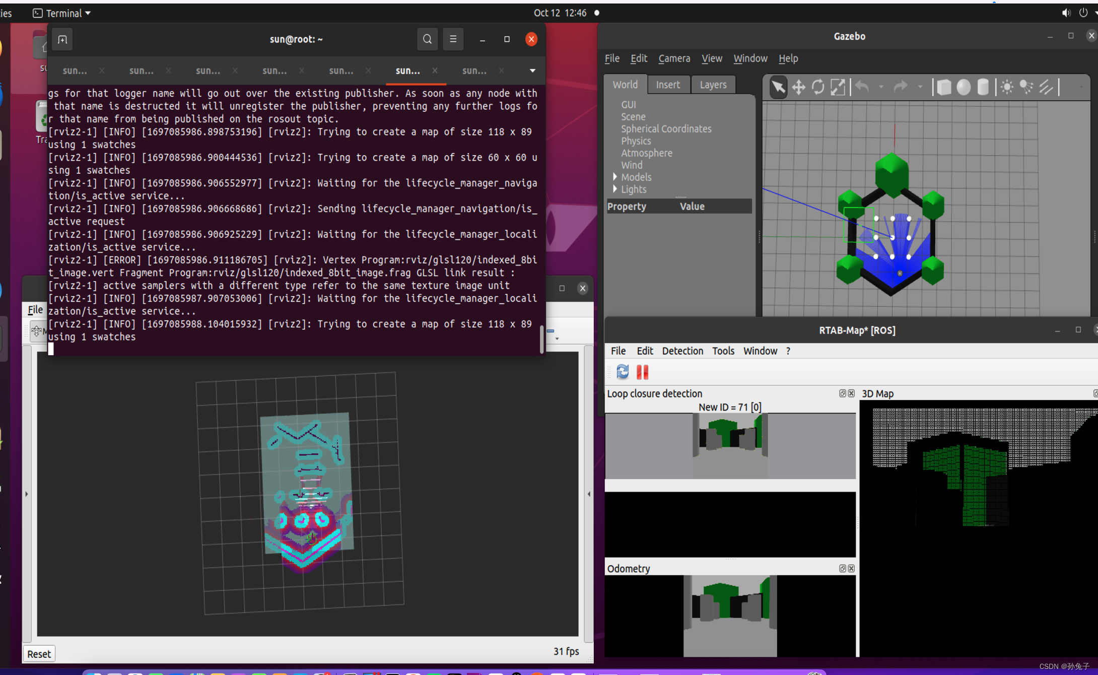[ROS2系列] ubuntu 20.04测试rtabmap 3D建图（二）