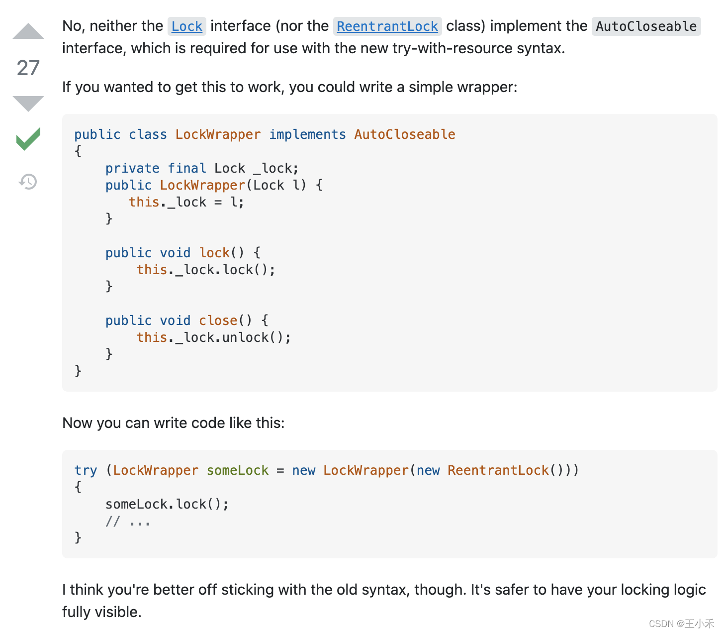 Lock Asynchronous Example Lock基础_autocloseablelock-CSDN博客