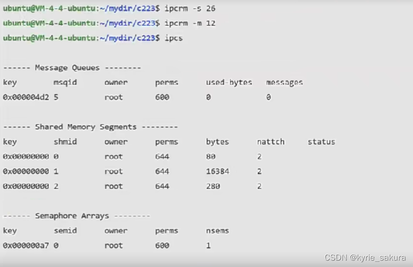 Linux16 ---共享内存、操作函数、使用示例