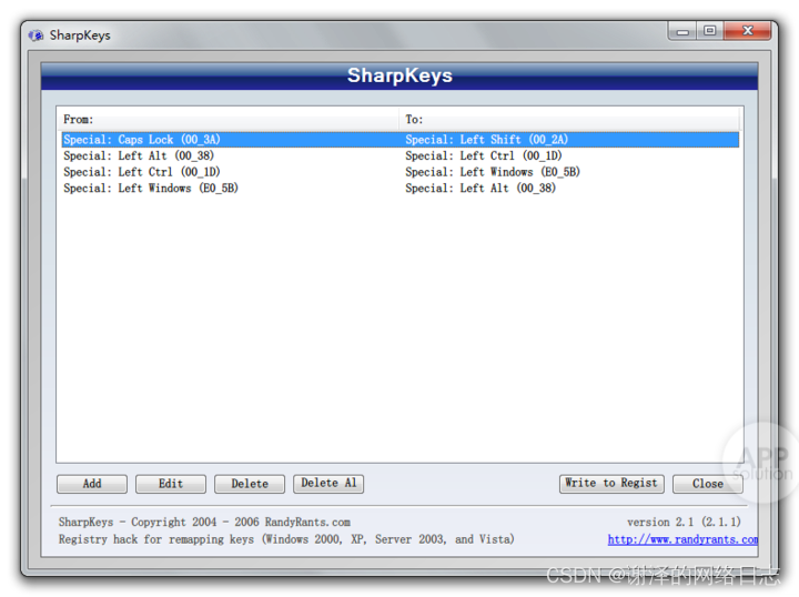 window像mac一样使用快捷键(AutoHotkey + SharpKeys)