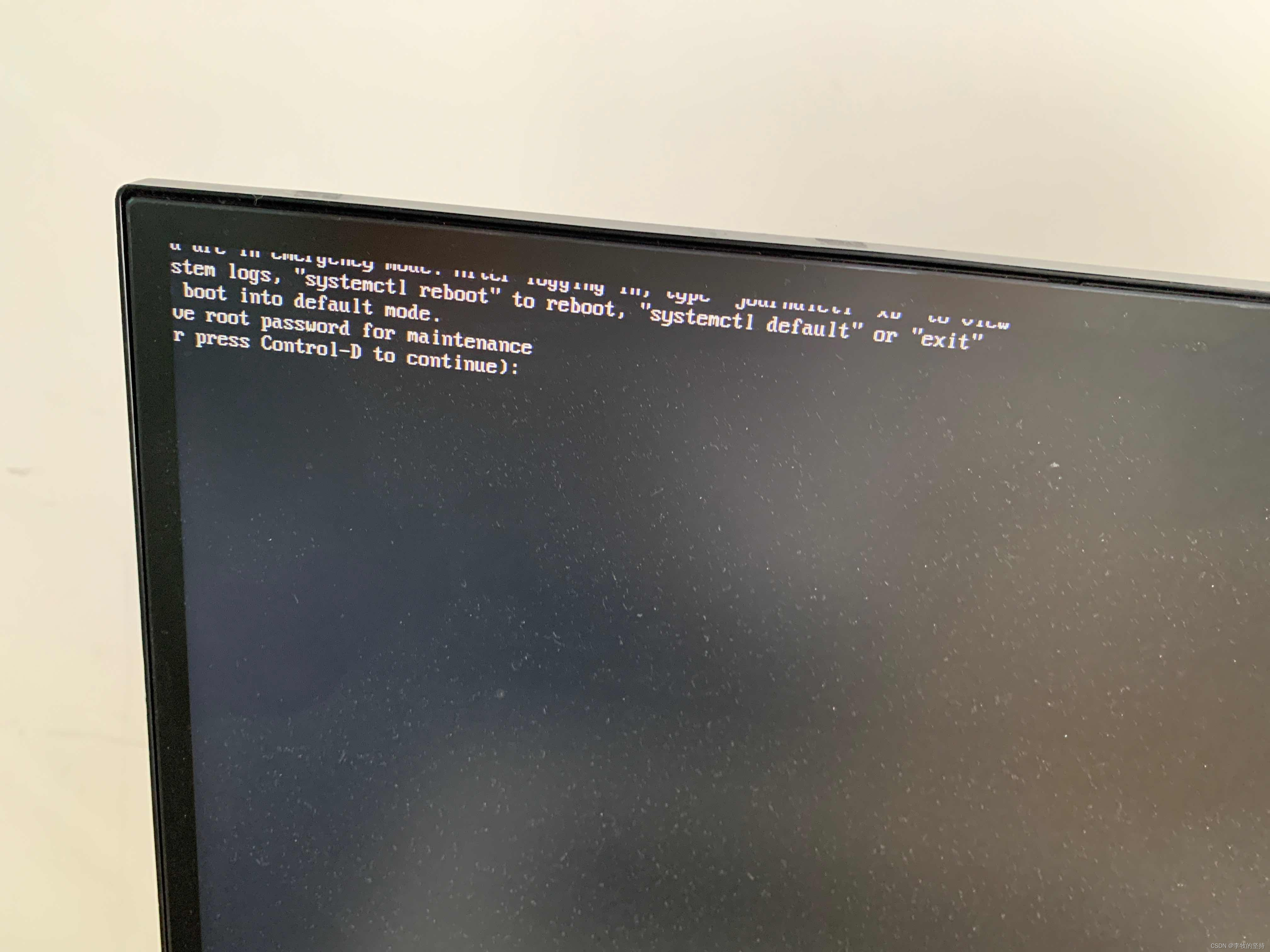 linux开机磁盘检查挂载失败 ,导致无法进入系统_sorry, could not find valid secondary