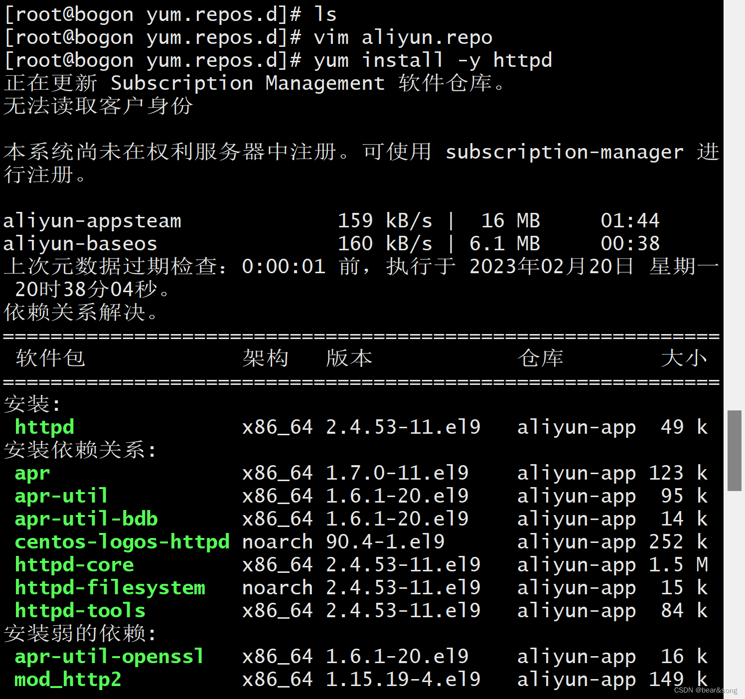 Linux的yum仓库配置（Redhat9.1）_rhel9系统怎样运行yum updateCSDN博客