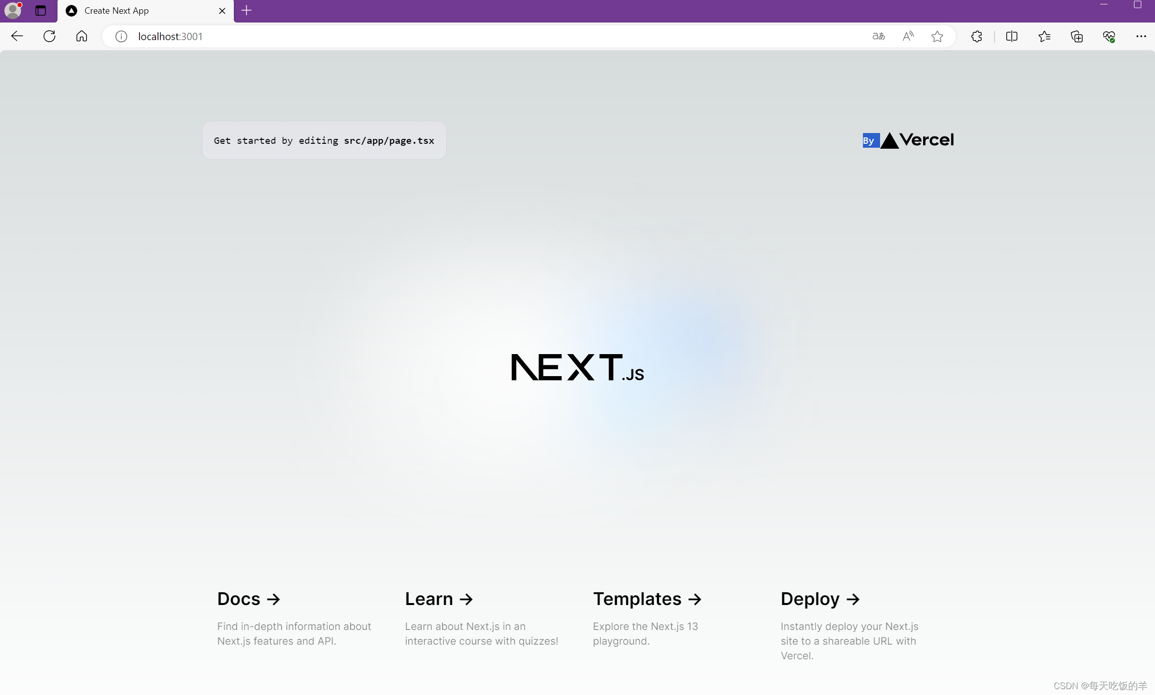 创建一个react项目 create-next-app