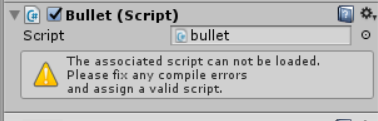 Unity报错 The associated script can not be loaded.Please fix any compile ...