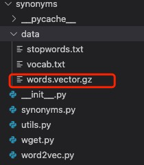 【工程实践】解决Synonyms无法下载词向量文件