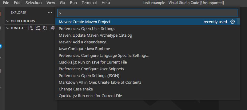 create-maven-project