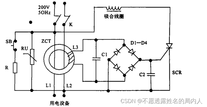 漏电保护器工作原理