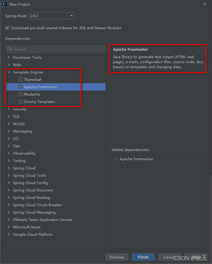 IDEA Java SpringBoot 模板引擎 Template Engine_templateengine-CSDN博客