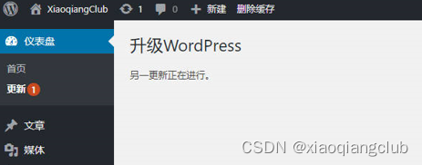 【网络教程】如何快速的解决WordPress“另一更新正在进行”的问题