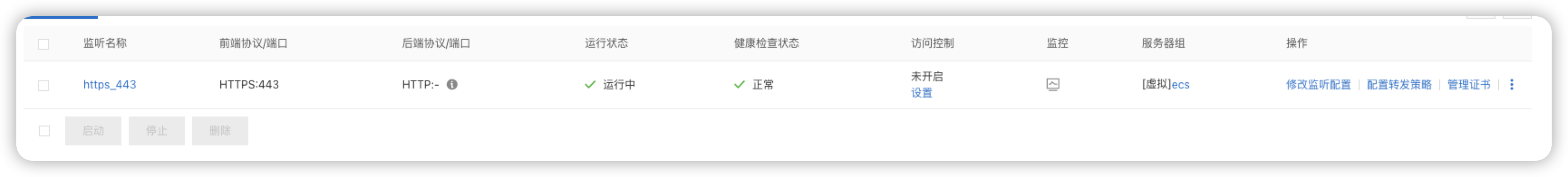 阿里云负载均衡的配置和使用场景