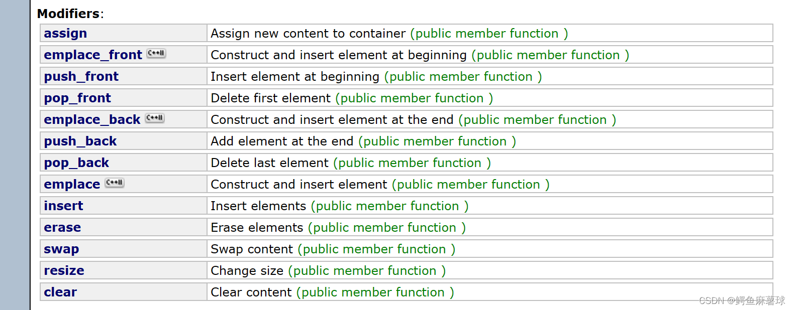 【C++】STL——list的介绍和使用、list增删查改函数的介绍和使用、push_back、pop_back