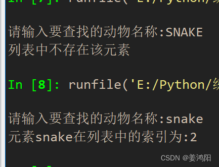 Python系列代码-查找元素与计数，使用reverse方法 ，分片赋值举例，列表的进本操作extend（）方法，使用符号进行格式化；_元素 ...