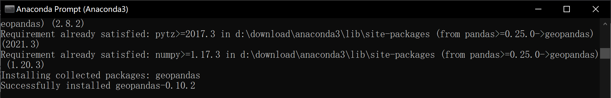 No Module Named ‘geopandas‘_no Module Named 'geopandas-CSDN博客