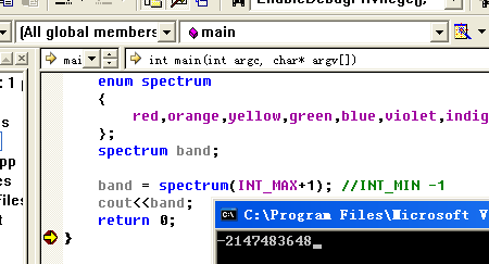 关于enum类型的取值范围_c语言 enum 值范围-CSDN博客