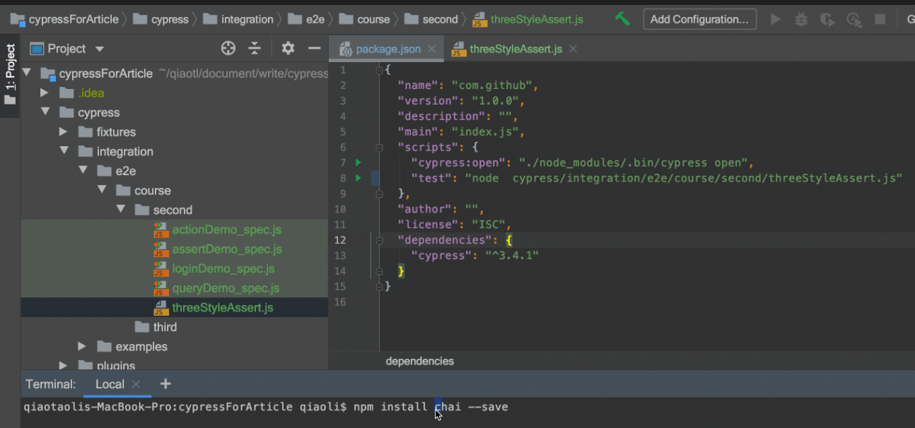 Cypress之测试结果校验_cypress点击按钮后如何验证CSDN博客