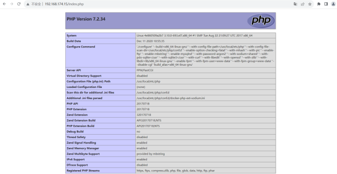 Docker部署LNMP